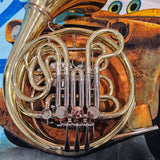 Conn 7D Geyer Wrap Yellow Brass Double French Horn (Free Postage Lower 48 States)