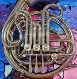 Conn 8D Elkhart N Series Nickel Silver Custom Lanstro O'Malley Double French Horn (Free Shipping Lower 48 States)