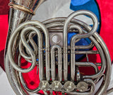 Lawson Nickel Silver Double French Horn W/Nickel Bronze Bell (Free Postage Lower 48 States)