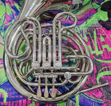 Conn 8D Eastlake Ohio Nickel Silver Double French Horn (Free Postage Lower 48 States)