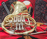 Yamaha 567 "Geyer Wrap" Yellow Brass Double French Horn (Free Postage Lower 48 States)
