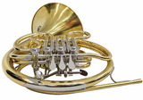 Yamaha YHR-671D Double French Horn W/Custom O'Malley Lead Pipe (Free Postage Lower 48 States)