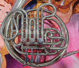 Reynolds Contempora Nickel Silver Doube French Horn GREAT COMPRESSION (FREE POSTAGE LOWER 48 STATES}