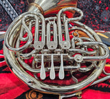 Reynolds Chambers Nickel Silver Cut Bell Double French Horn (Free Shipping Lower 48 States)