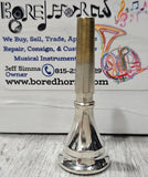 UMI 7BW Silver French Horn Mouthpiece U-001 (Free Shipping Lower 48 States)