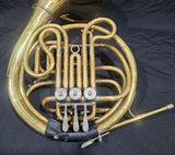 CF Schmidt Pre WW 1 Double French Horn (Free Postage Lower 48 States)