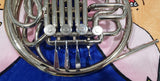 Olds Fullerton California Nickel Silver Double French Horn (Free Shipping Lower 48 USA)