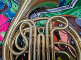 Wunderlich Chicago Rotary/Piston Valve Double French Horn (Free Postage Lower 48 States)