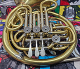 Yamaha YHR-668 Yellow Brass Detachable Bell Double French Horn (Free Postage Lower 48 States)