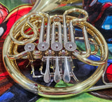Yamaha 567 "Geyer Wrap" Yellow Brass Double French Horn (Free Postage Lower 48 States)