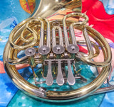 Yamaha 567 "Geyer Wrap" Yellow Brass Double French Horn (Free Postage Lower 48 States)