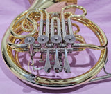Yamaha YHR-671 Geyer Wrap Yellow Brass Double French Horn (Free Postage Lower 48 States)