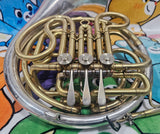 King Schmidt Rotary/Piston Valve Double French Horn (Free Postage Lower 48 States)