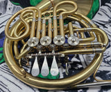 Vincent Dell'Osa Philadelphia PA German Stencil (Hans Hoyer?) Double French Horn (Free Postage Lower 48 States)