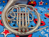 C.G. Conn 2D Wonder Silver Single F French Horn from 1916  (Free Postage Lower 48 States)