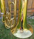 Tuba King 1151 BBb Marching Contra Tuba W/Neck & Mouthpiece 277019 (Free Shipping Lower 48 States)