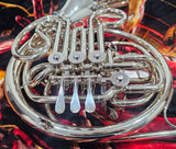 Yamaha YHR-668ND Nickel Silver Cut Bell Double French Horn (Free Postage Lower 48 States)