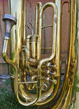 Tuba King 1151 BBb Marching Contra Tuba W/Neck & Mouthpiece 277019 (Free Shipping Lower 48 States)