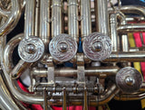 Yamaha 668VN Nickel Silver Double French Horn FANTASTIC COMPRESSION (Free Postage Lower 48 States)