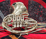 Reynolds Chambers Nickel Silver Cut Bell Double French Horn (Free Shipping Lower 48 States)