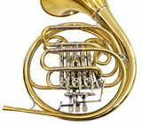 Yamaha YHR-671D Double French Horn W/Custom O'Malley Lead Pipe (Free Postage Lower 48 States)