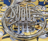 Olds Fullerton California Nickel Silver "Closet Queen" Double French Horn (Free Shipping Lower 48 USA)