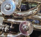 Yamaha 668N Nickel Silver Double French Horn GREAT COMPRESSION (Free Shipping Lower 48)