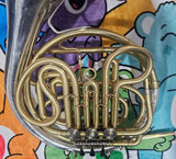 King Schmidt Rotary/Piston Valve Double French Horn (Free Postage Lower 48 States)
