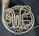Lawson Nickel Silver Double French Horn W/Nickel Bronze Bell (Free Postage Lower 48 States)