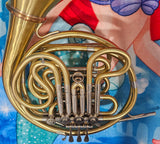 Conn 10D Geyer Wrap Yellow Brass Cut Bell Double French Horn (Free Postage Lower 48 States)