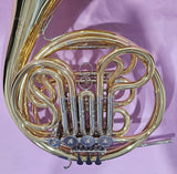 Yamaha YHR-671 Geyer Wrap Yellow Brass Double French Horn (Free Postage Lower 48 States)