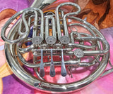 Reynolds Contempora Nickel Silver Doube French Horn GREAT COMPRESSION (FREE POSTAGE LOWER 48 STATES}