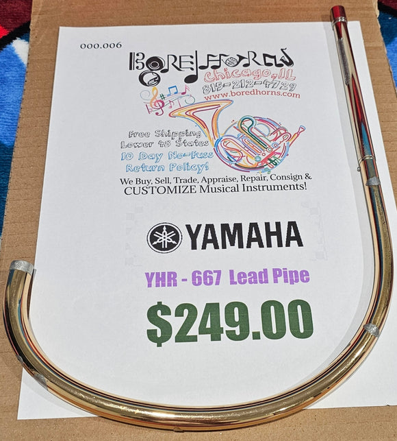 Yamaha YHR-667 Double French Horn Lead Pipe 000,006 (Free Shipping Lower 48 States)