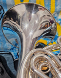 Yamaha YHR-664 Silver Plate Double French Horn (Free Postage Lower 48 States)