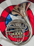 Lawson Nickel Silver Double French Horn W/Nickel Bronze Bell (Free Postage Lower 48 States)