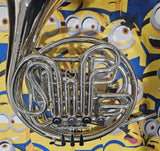 Olds Fullerton California Nickel Silver "Closet Queen" Double French Horn (Free Shipping Lower 48 USA)