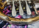 Kruspe Gold Brass Wendler Compensating Double French Horn (Free Postage Lower 48 States)