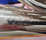 Olds Fullerton California Nickel Silver Double French Horn (Free Shipping Lower 48 USA)