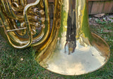 Tuba King 1151 BBb Marching Contra Tuba W/Neck 277022 (Free Shipping Lower 48 States)