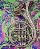 Conn 8D Eastlake Ohio Nickel Silver Double French Horn (Free Postage Lower 48 States)