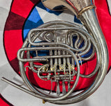 Lawson Nickel Silver Double French Horn W/Nickel Bronze Bell (Free Postage Lower 48 States)