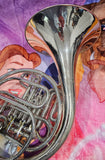 Reynolds Contempora Nickel Silver Doube French Horn GREAT COMPRESSION (FREE POSTAGE LOWER 48 STATES}