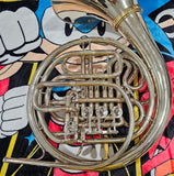 Yamaha 668VN Nickel Silver Double French Horn FANTASTIC COMPRESSION (Free Postage Lower 48 States)