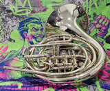 Conn 8D Eastlake Ohio Nickel Silver Double French Horn (Free Postage Lower 48 States)