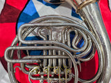 Lawson Nickel Silver Double French Horn W/Nickel Bronze Bell (Free Postage Lower 48 States)