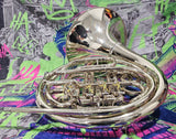 Yamaha YHR-668ND Nickel Silver Cut Bell Double French Horn (Free Postage Lower 48 States)