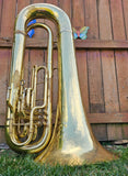 Tuba King 1151 BBb Marching Contra Tuba W/Neck 277022 (Free Shipping Lower 48 States)