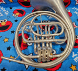 C.G. Conn 2D Wonder Silver Single F French Horn from 1916  (Free Postage Lower 48 States)