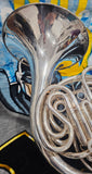 Yamaha YHR-664 Silver Plate Double French Horn (Free Postage Lower 48 States)