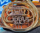 Conn 7D Geyer Wrap Yellow Brass Double French Horn (Free Postage Lower 48 States)